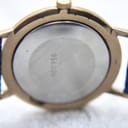 View of the stainless steel case back with serial number "956090".
