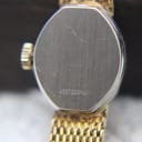 Close-up of the stainless steel case back, clearly showing 'WEST GERMANY' engraving.