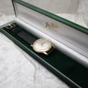 Aristocrat watch displayed in a green 'John Walker Workington' presentation box.