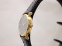 Side profile of 18K gold electroplated Raymond Weil 9923 case.