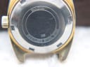 Close-up of the stainless steel case back of the Bulova watch, showing "BULOVA", serial number "2-601052", "N2", and "STAINLESS STEEL BACK".