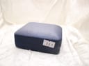 Exterior view of the closed generic blue presentation box, with a white sticker displaying the number "809".