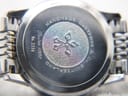 Close-up of the watch's stainless steel case back, featuring the Dreyfuss & Co logo and 'Series 1890 No. 2536' engraving.