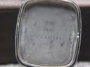 Close-up of the inner case back of the Zenith watch, showing Zenith logo and 'Swiss' text.