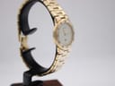 Close-up of the watch case back showing the '3300L' model number and an engraved Gucci logo.
