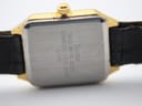 Close-up of the brushed stainless steel case back, clearly showing 'Bulova', 'base metal bezel', and 'stainless steel back G77A' engravings.