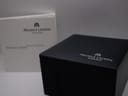The original black Maurice Lacroix presentation box and white outer sleeve with branding.