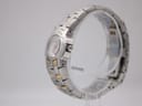 Angled side view of the Maurice Lacroix watch showing the integrated case and bracelet design.