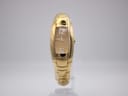 Front view of the Maurice Lacroix IN3012 gold-plated ladies watch, showing the champagne rectangular dial with 12 and 6 Arabic numerals.