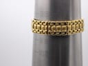 Watch bracelet on a wrist sizing gauge, indicating a fit of approximately 160mm / 16cm circumference.