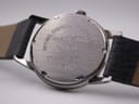 Close-up of the stainless steel case back engraving: 'IMPERIAL CHEMICAL INDUSTRIES LTD. Presented to R. Clark 20 years service 1969'.