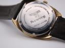 Close-up of the stainless steel screw-back case, showing 'Roamer Superking', model number, 'Swiss Made', 'Waterprotected', and 'Antimagnetic' engravings.