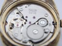 Macro shot of the Roamer manual wind movement, showing 17 jewels and 'Swiss Made' engraving.