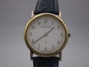 Close-up front view of the Certina white dial with black Arabic numerals and 'Certina Swiss Made' text.