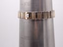 Bulova watch bracelet on a sizing cone, indicating a maximum wrist fit of approximately 172mm.