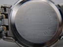 Close-up of the stainless steel case back, engraved with 'Water Resistant 5ATM', 'Stainless Steel', '5360', and 'Raymond Weil'.