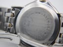 Close-up of the watch case back, showing 'Raymond Weil', 'Stainless Steel', '5360', and 'Water Resistant 5ATM' engravings.