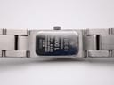 Close-up of the Gucci 4600L case back, displaying 'Gucci Timepieces Swiss Made 4600 L Stainless Steel Water Resistant 3 ATM 0003269' engravings.