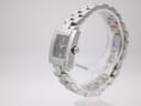 Angled view of the Tissot L730K showing the polished stainless steel case and crown with Tissot logo.