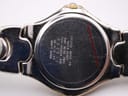 Close-up of the stainless steel case back with engravings, including "CITIZEN WATCH CO." and "1112-S68334 HSB".