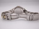 Close-up of the bracelet's folding clasp, clearly showing the "CITIZEN" signature.